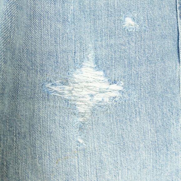 Madewell Denim Jean Shorts Womens Size 28 Distressed Rolled Cut Off Hem - Picture 4 of 14